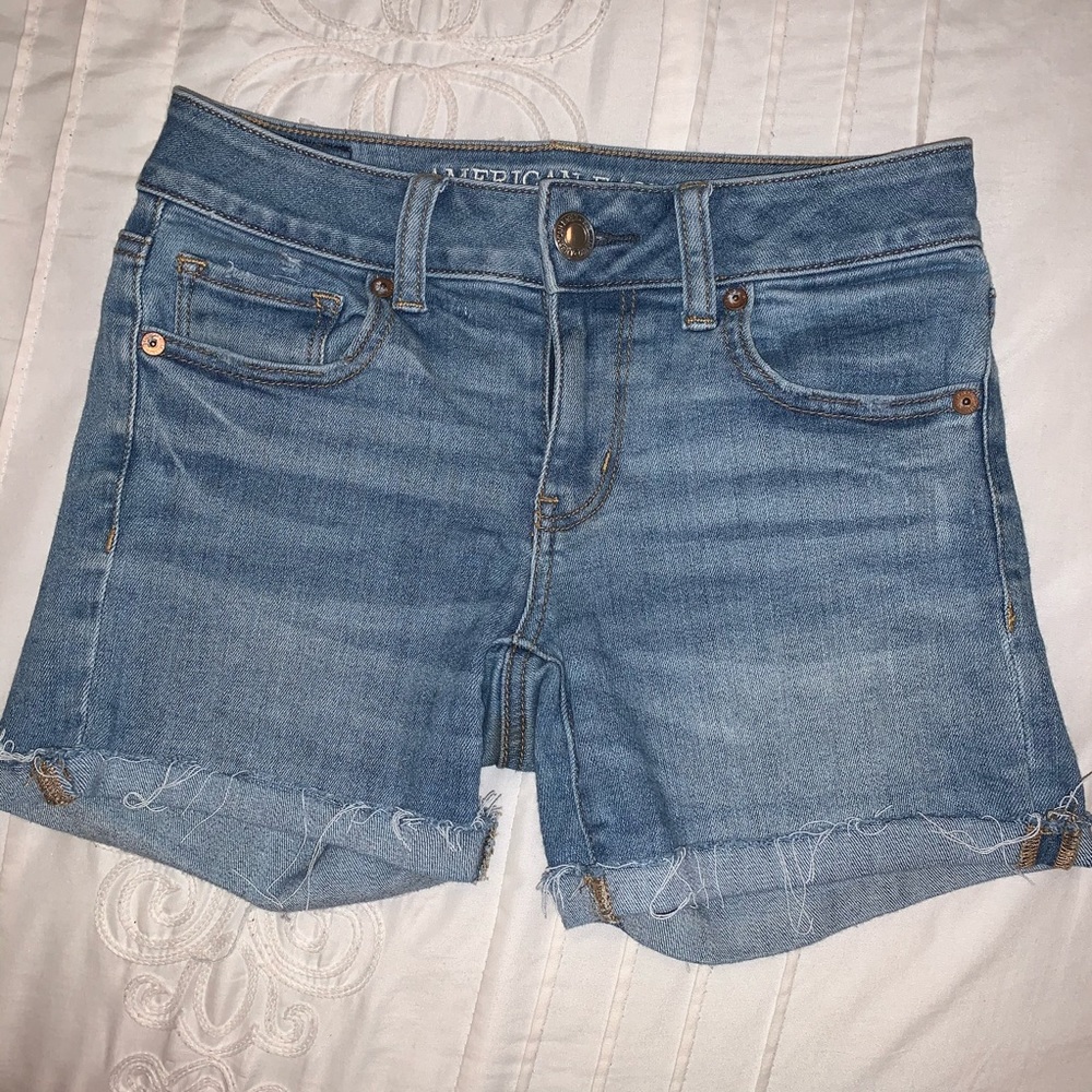 American Eagle Jean Shorts Size 0